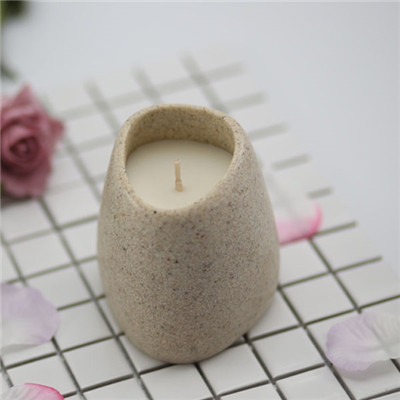 High quality in black lines candle glass jar (5)