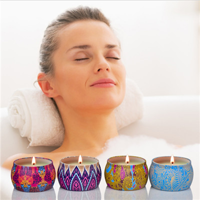 Hot european retro patterns travel tin candle jar (4)