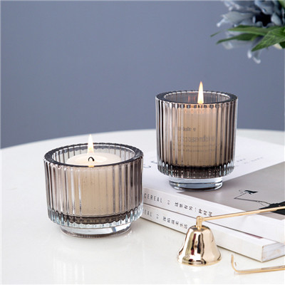Luxury decor glass crystal candle jar (1)