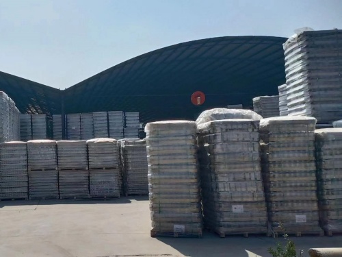 Palletized Glass Candle Jar Warehouse Storage